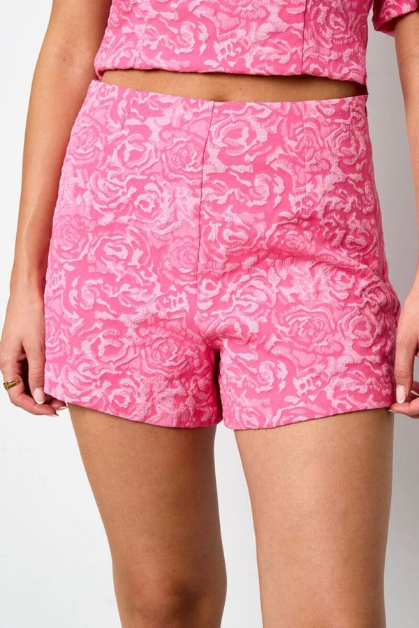 Flower short - fuchsia