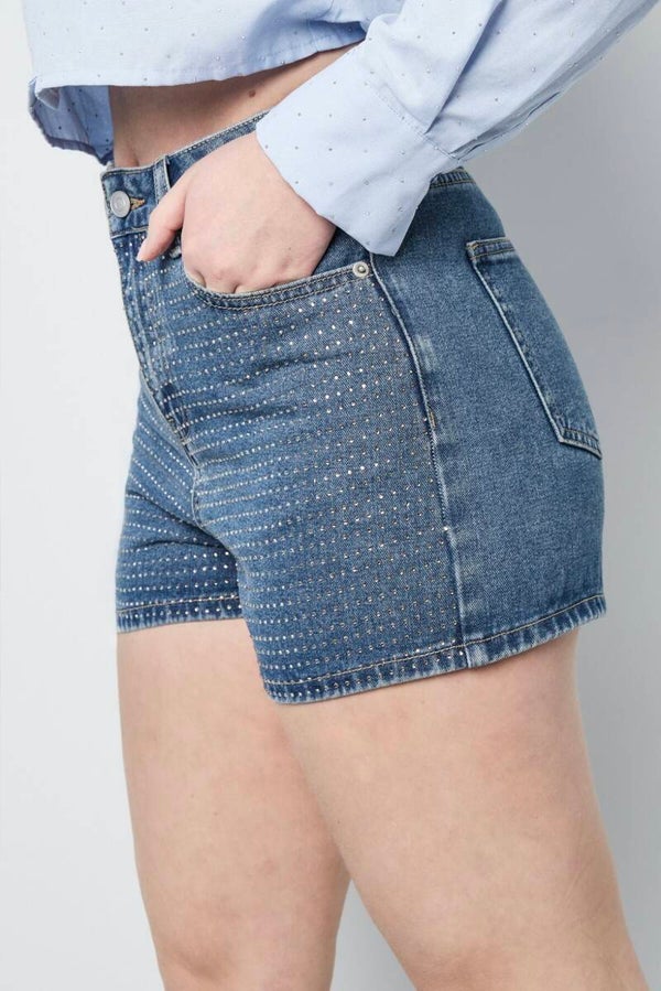 Diamond short - denim
