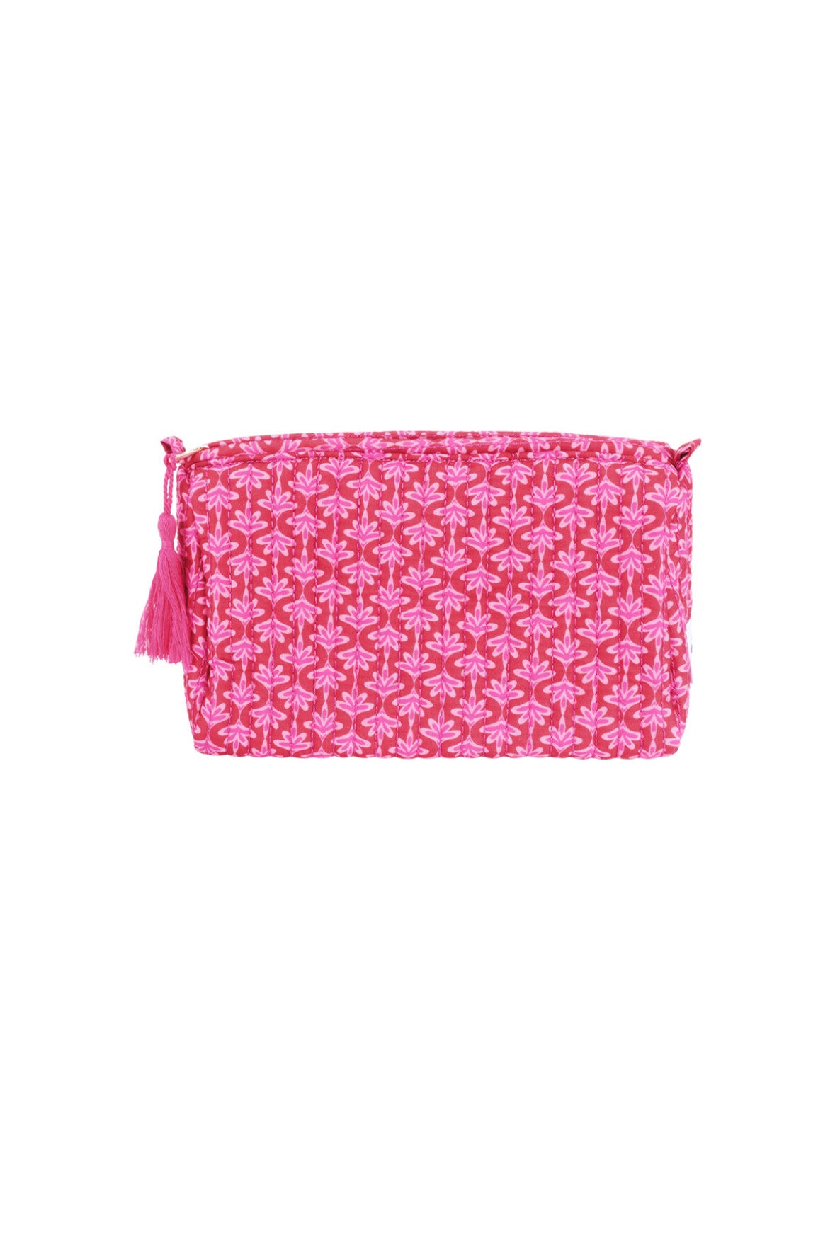 Flower make up bag - pink