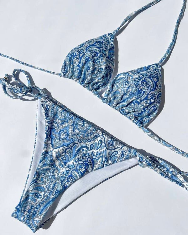 Bikini santorini - blue