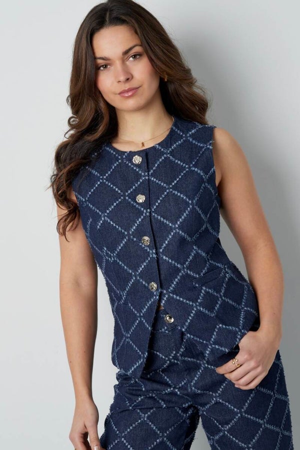 Nova top - denim blue