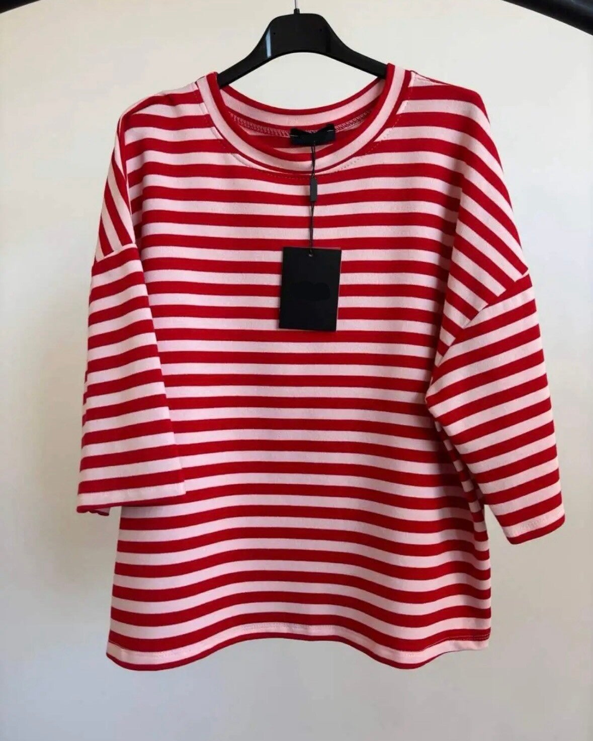 Macy stripes shirt - red