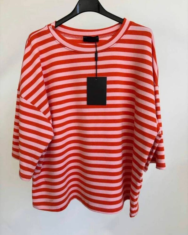 Macy stripes shirt - orange