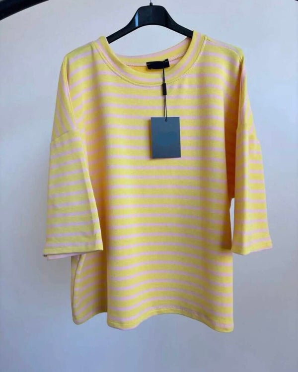 Macy stripes shirt - yellow