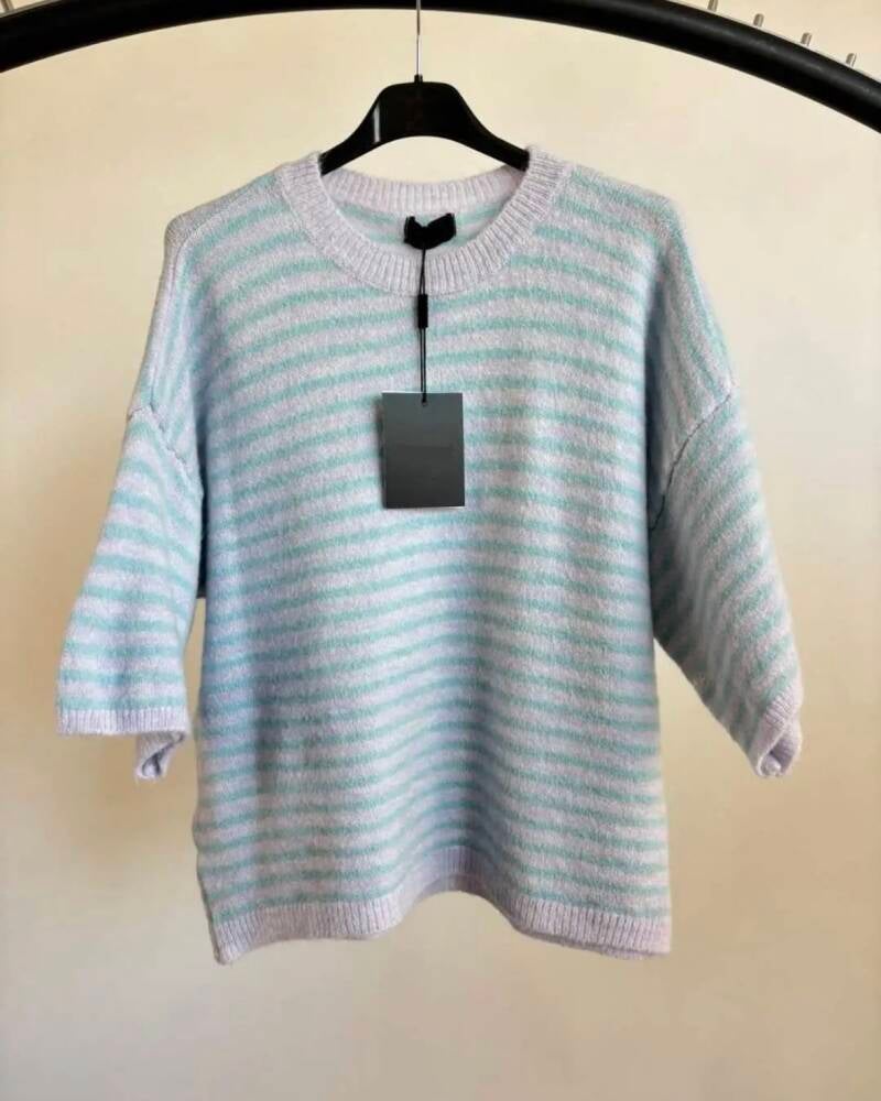 Nura stripes top - lilac