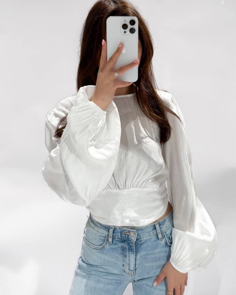 Emma top - white