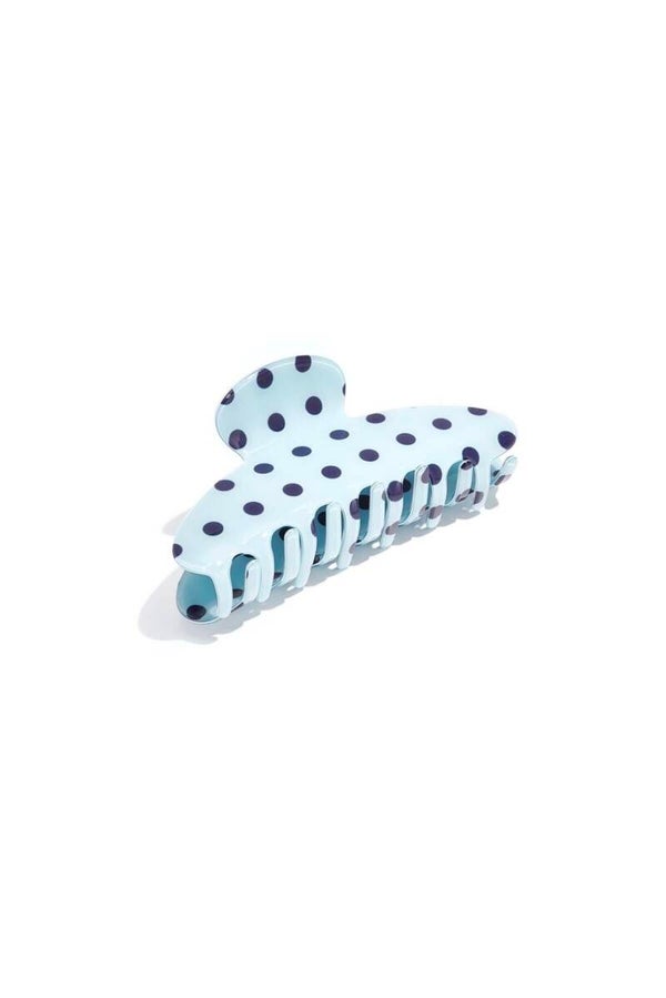 Haarclip polka dots - blue