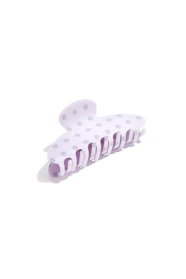 Haarclip polka dots - lilac