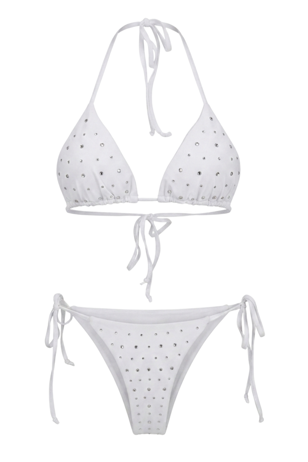 Studs bikini - white