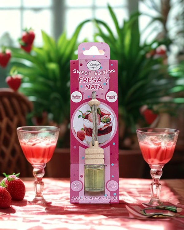 PARFUM VOITURE SENTEUR FRAISE CHANTILLY