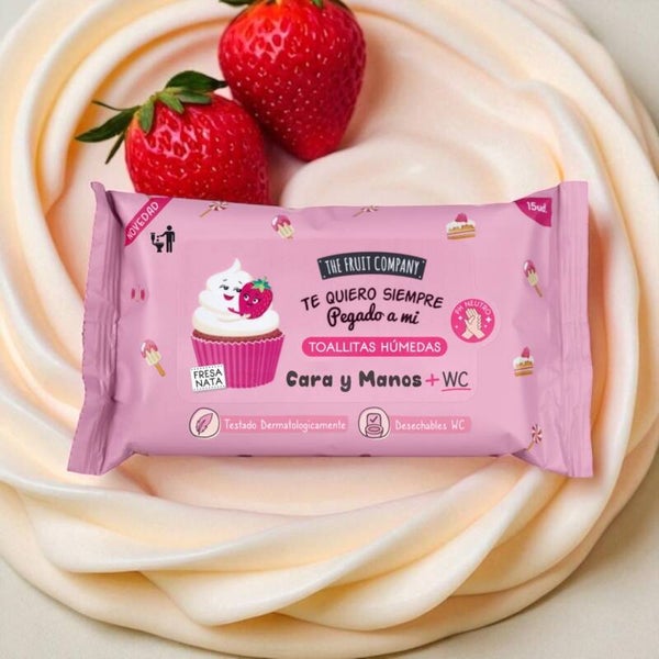 🍓 Lingettes Fraise Chantilly (15 lingettes) 🍓