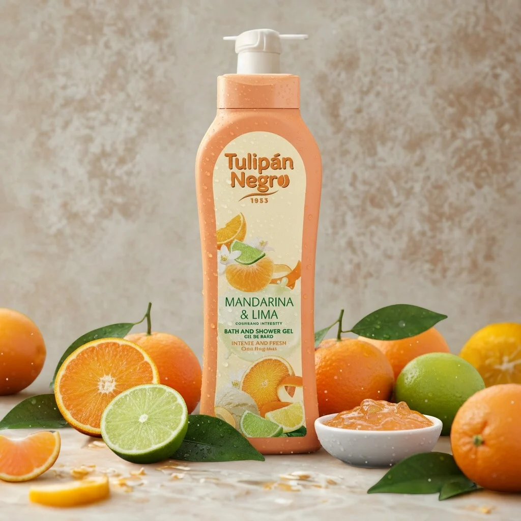 Gel Douche Mandarine & Citron – 650 ml ✨