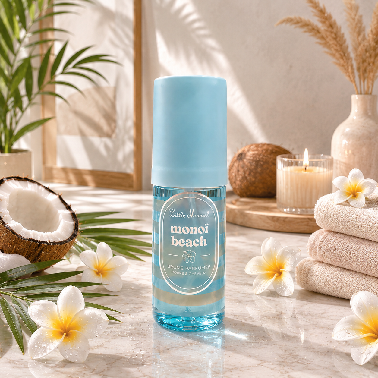 🌴✨ Brume parfumée Monoï Beach – Little Marcel ✨🌴