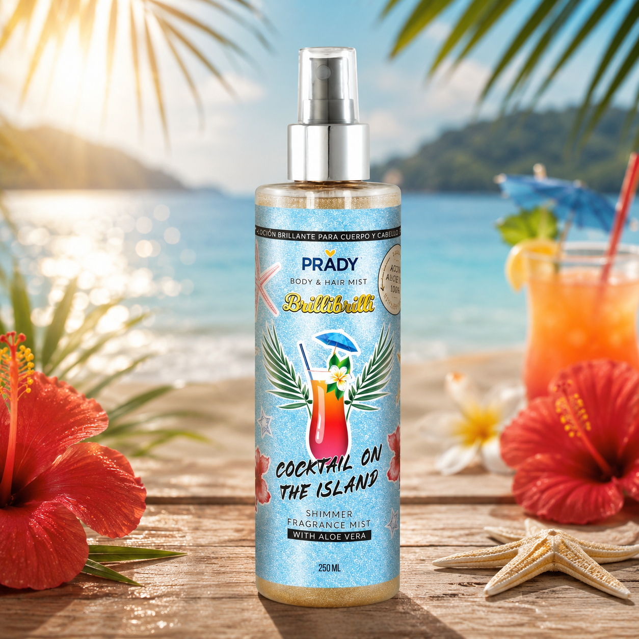 🌺✨ Brume scintillante Cocktail On The Island – PRADY ✨🌺