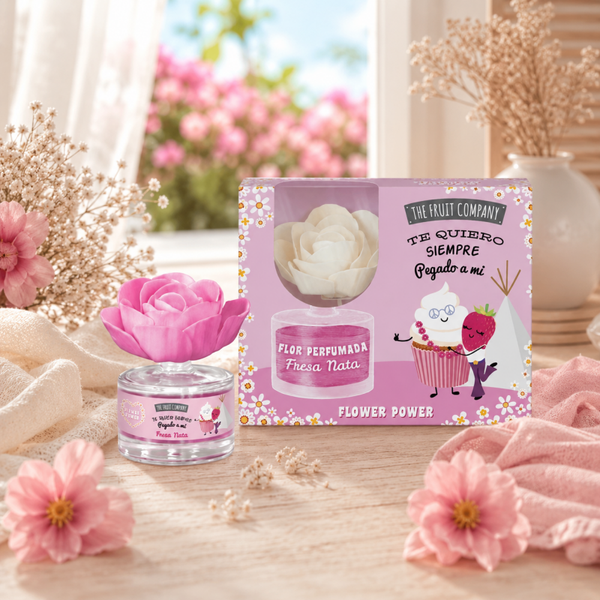 Fleur parfumée FRAISE & CHANTILLY ✨🌸