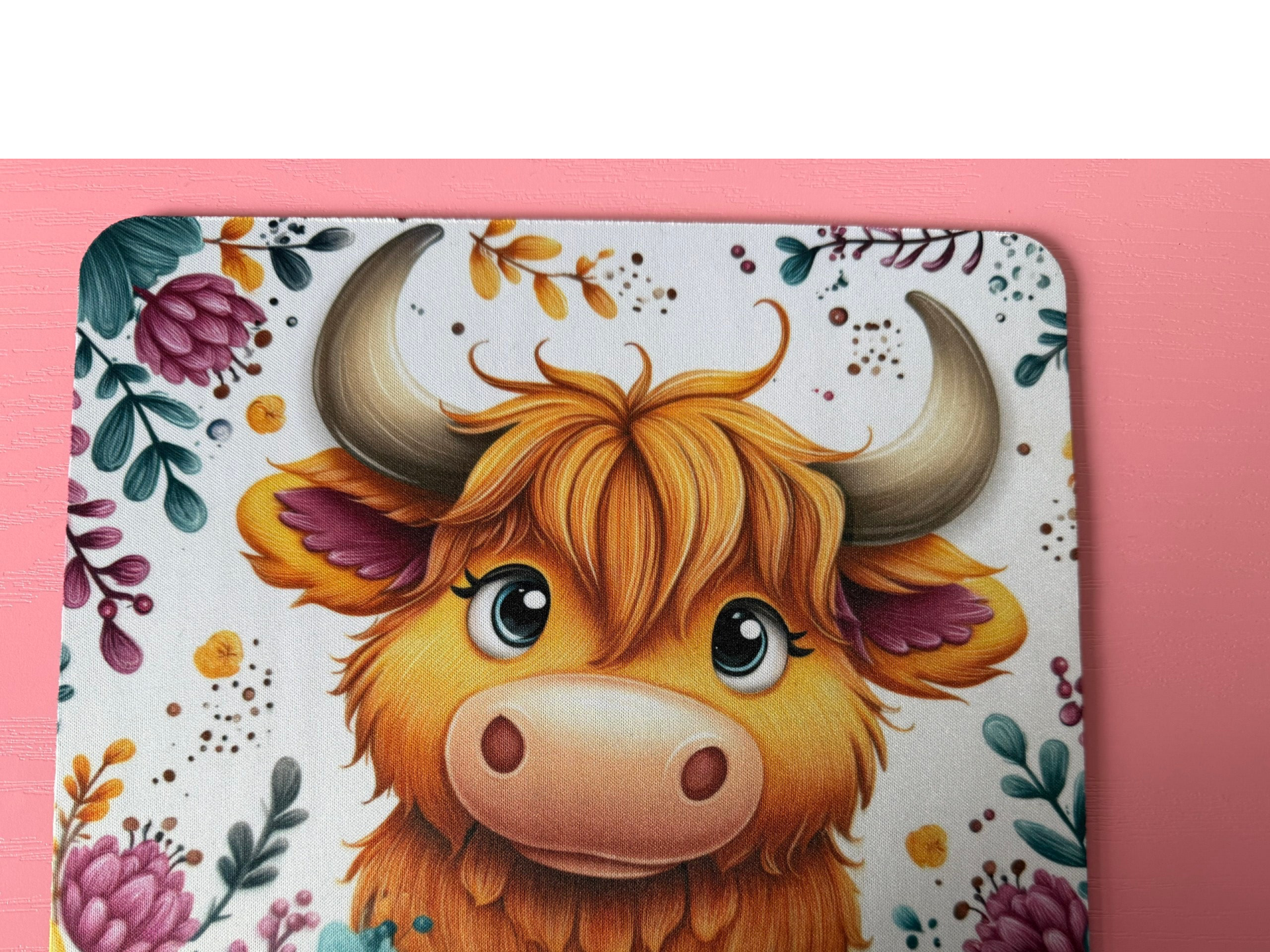 Highland cow mouse pad