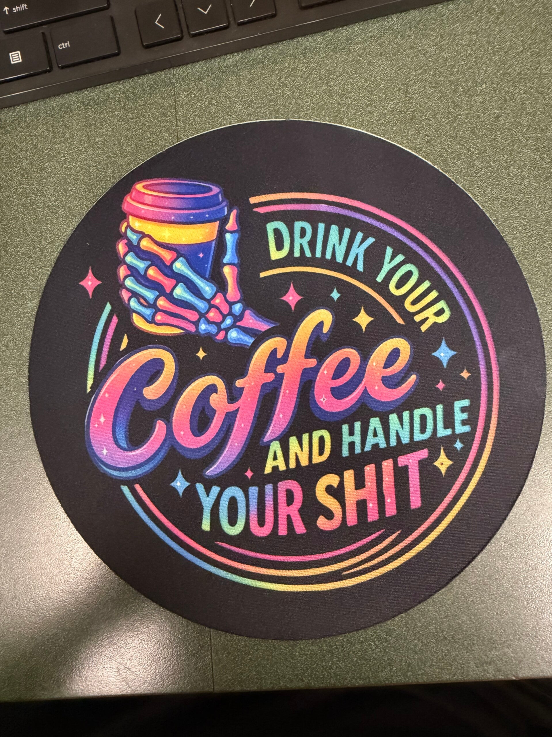 Coffee mouse pad