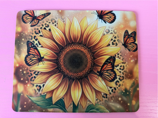 Sunflower mouse pad