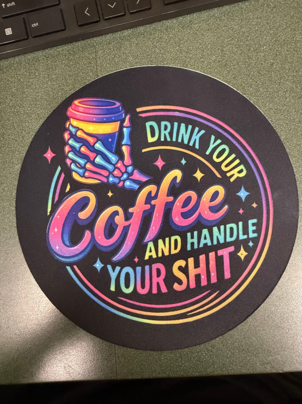 Coffee mouse pad