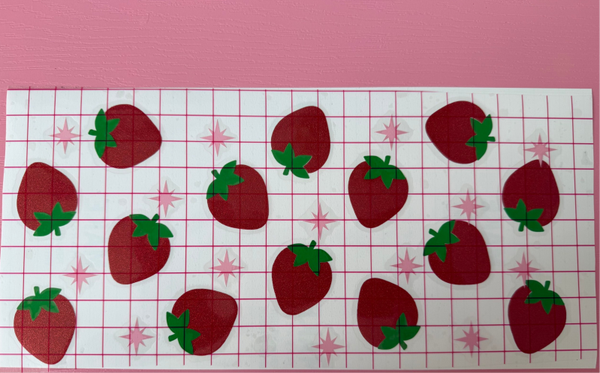 Strawberry cup wrap