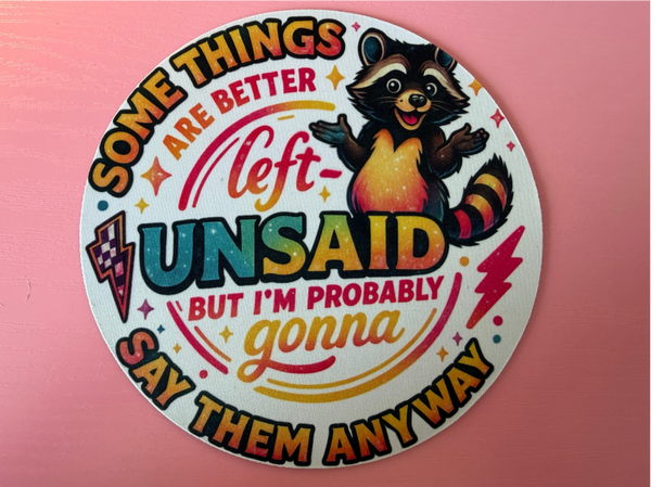Unsaid mouse pad