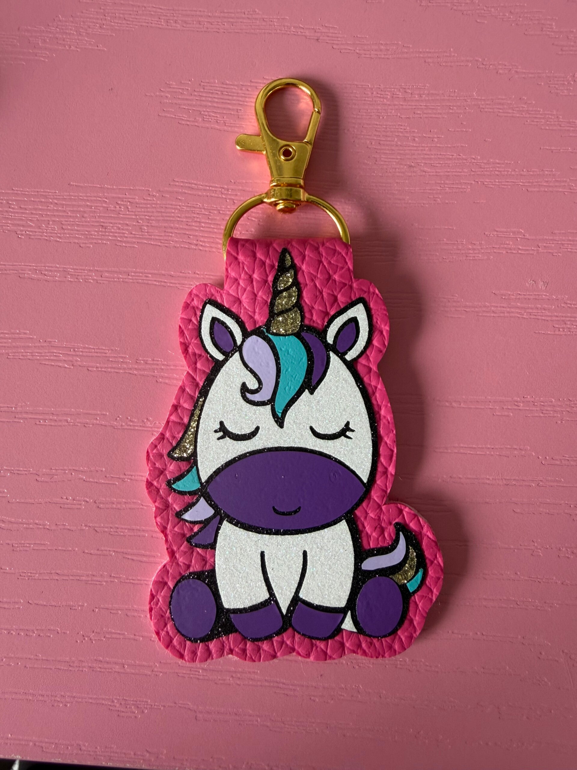 Unicorn keychain