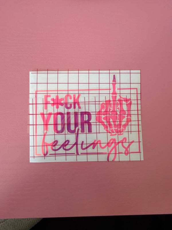 Holographic feelings decal