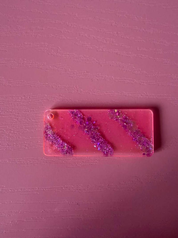 Pink keychain