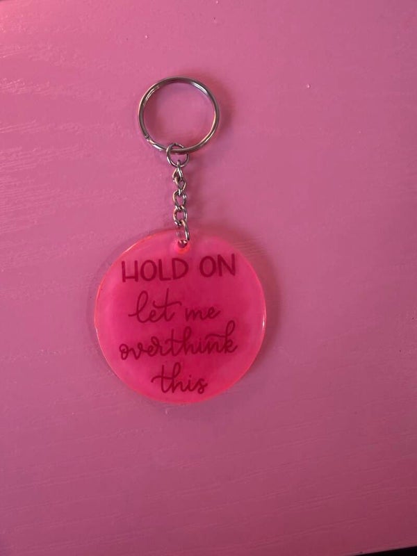 Hold on keychain