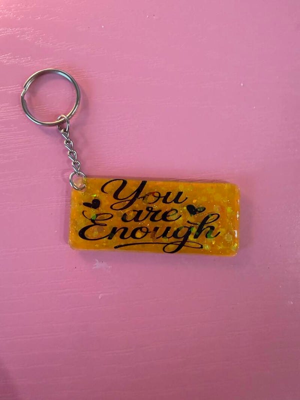Enough keychain