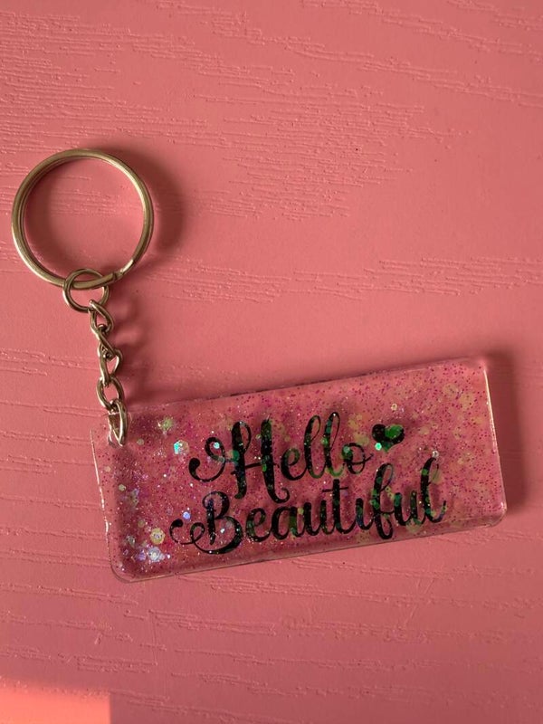 <3 keychain