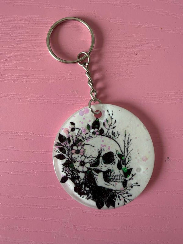 Skull keychain