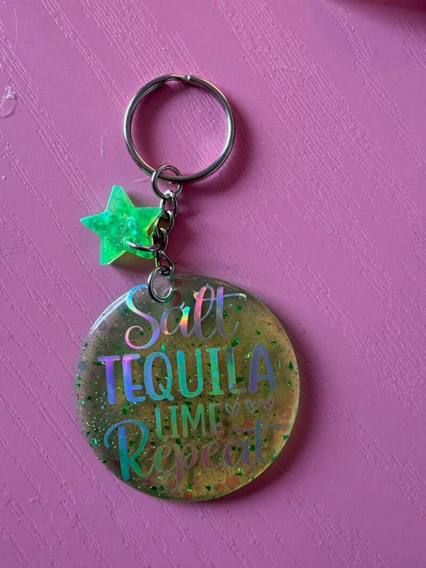 Tequila keychain