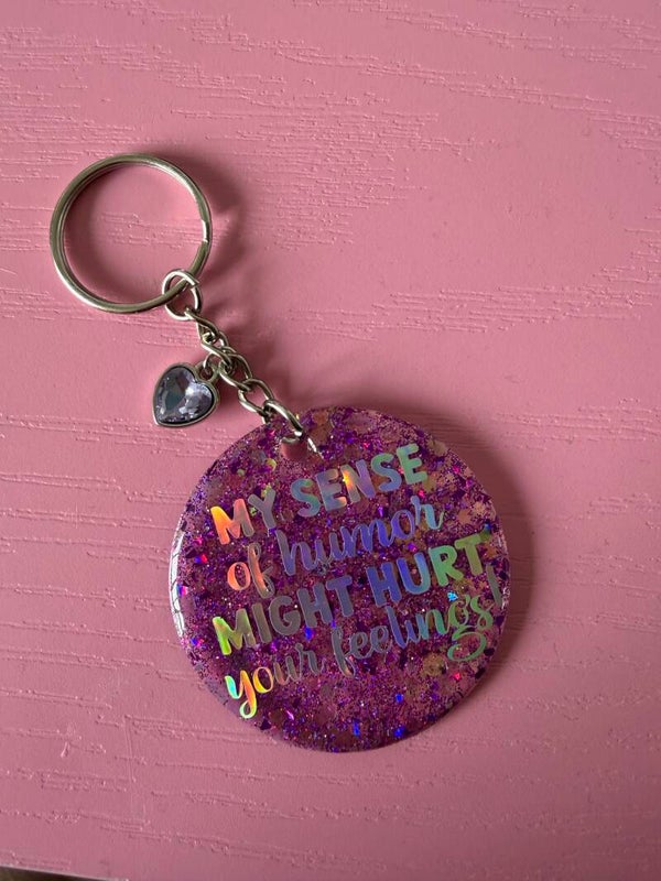 Humour keychain