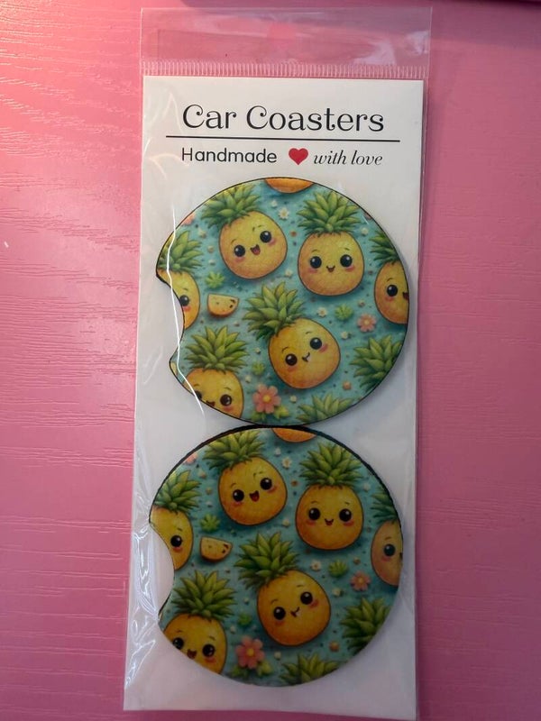 Pineapple car coaster