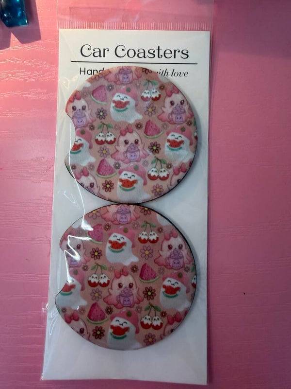 Berry car coasters