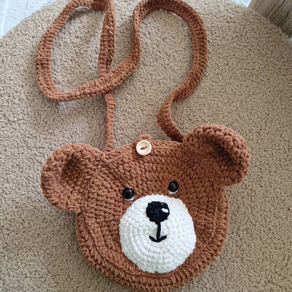 Gehaakt Beren tasje 🐻(eigen ontwerp)