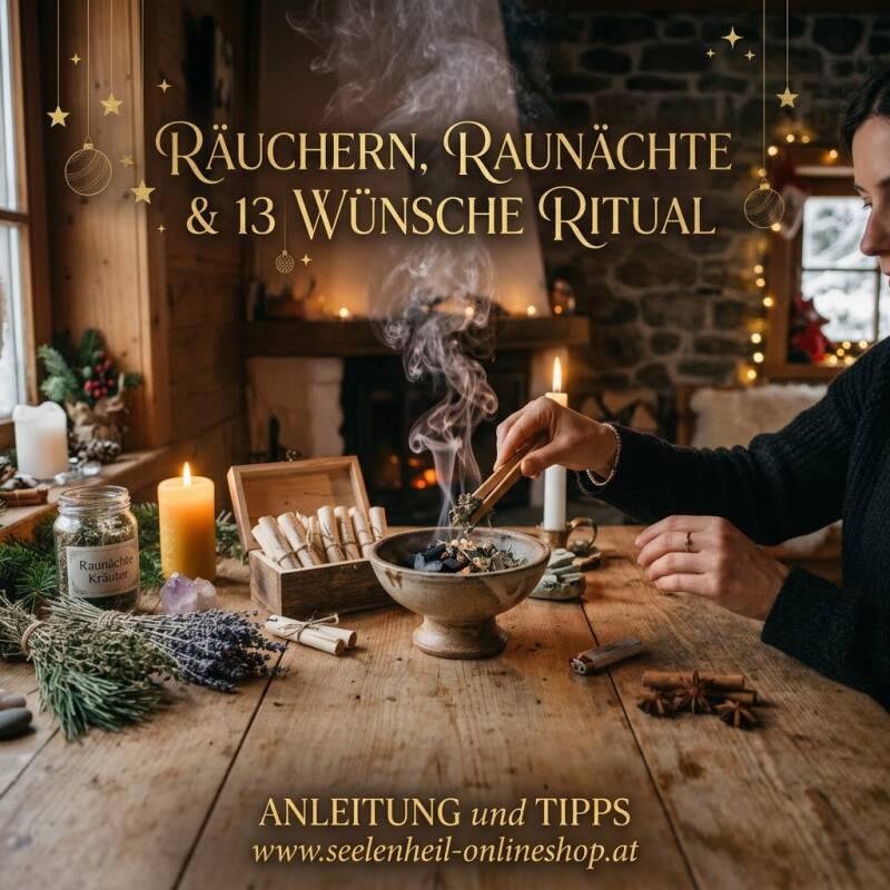 13-Wünsche-Ritual in den Rauhnächten – Anleitung zum Wünsche aufschreiben und Loslassen