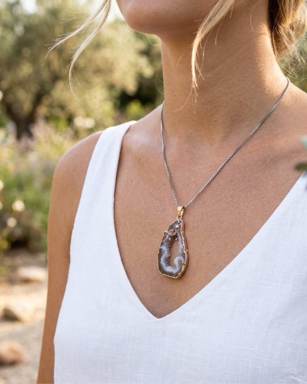 Achat Anhänger und Achat Kette – edler Achat Schmuck online kaufen