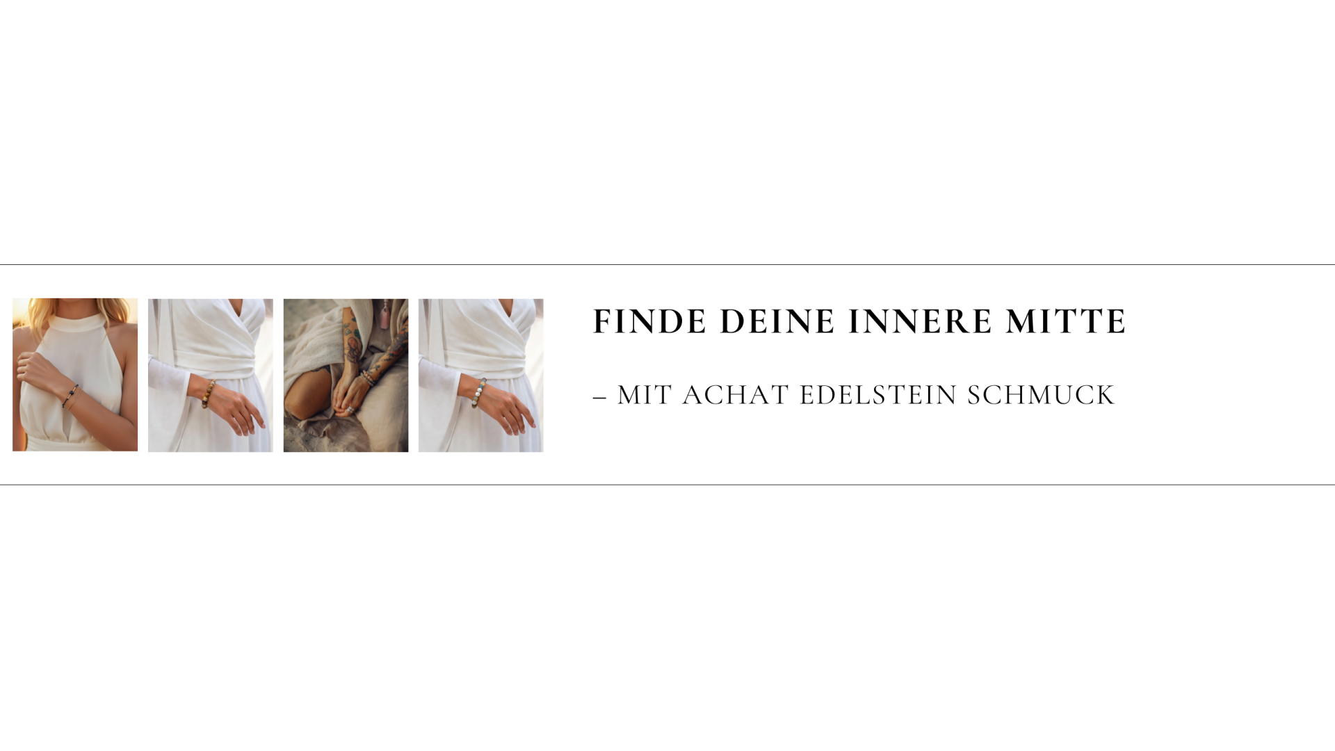 Achat Edelstein Armband für Damen und Männer zur Unterstützung von innerer Ruhe, Stressabbau und emotionaler Balance im Alltag.