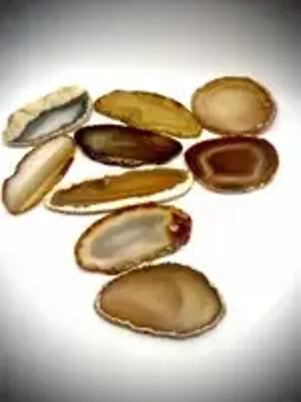 Achat Scheibe klein Natur