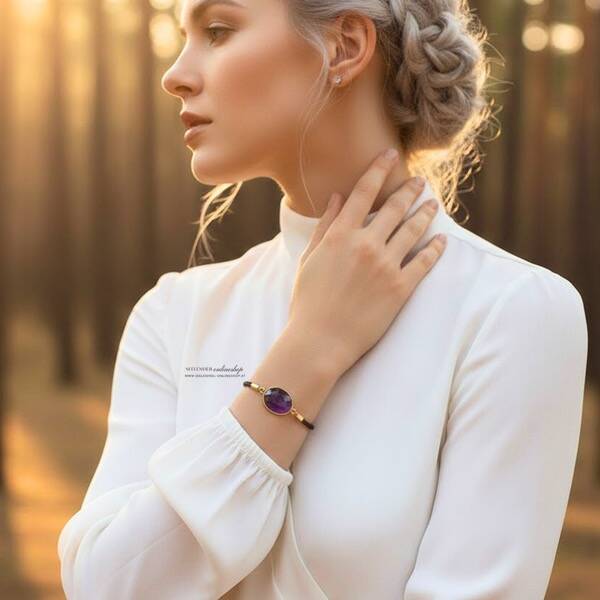 Amethyst Armband kaufen bei Seelenheil – wunderschönes violettes Edelsteinarmband für spirituellen Schmuck, Meditation und persönliche Wohlfühlmomente.