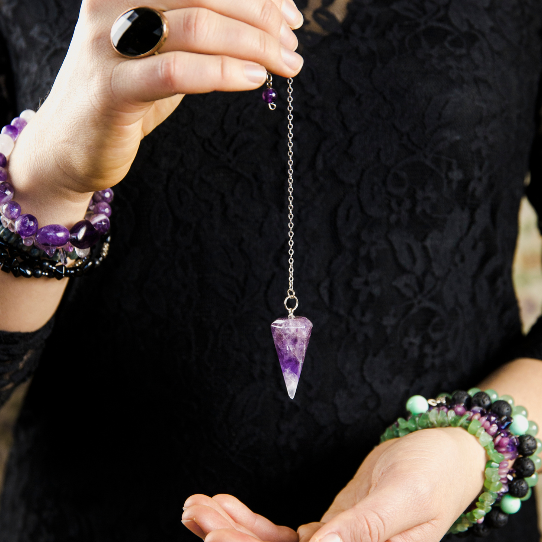 Amethyst Pendel – Kristall Pendel und Edelstein Pendel aus echtem Amethyst kaufen