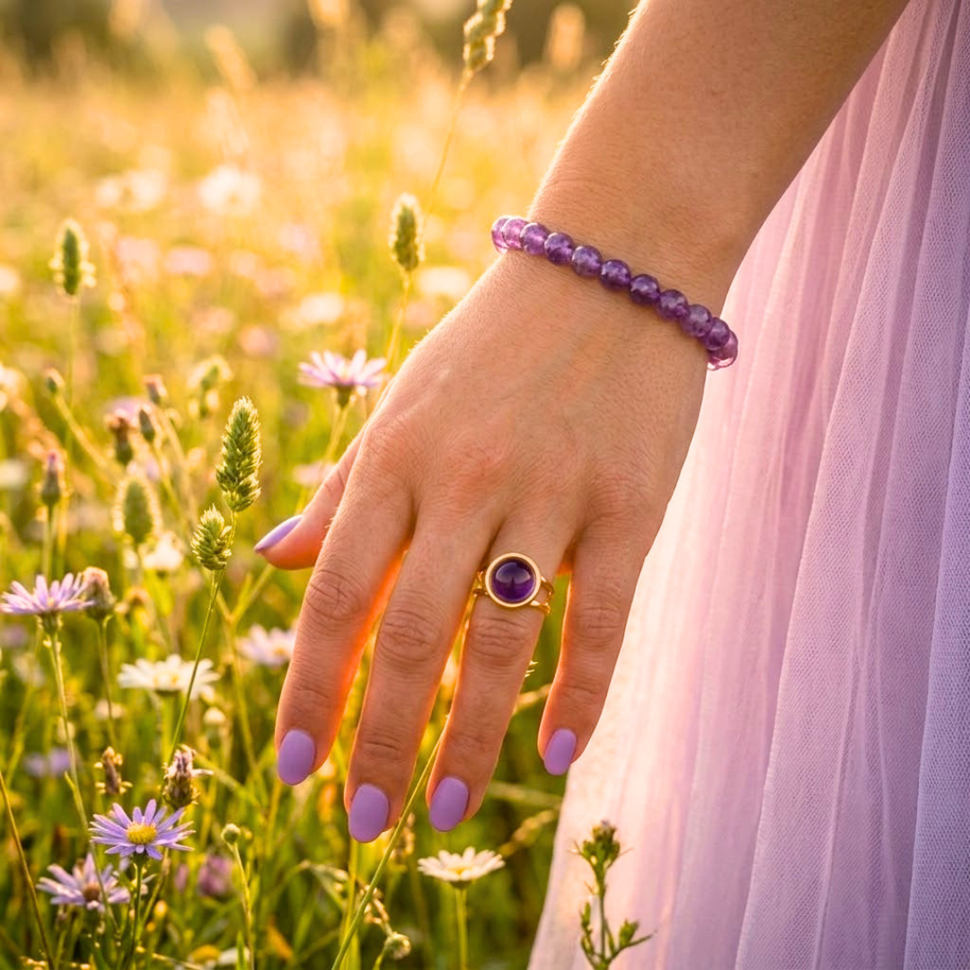 Amethyst Ring kaufen – echter Amethyst Schmuck im Edelstein Shop