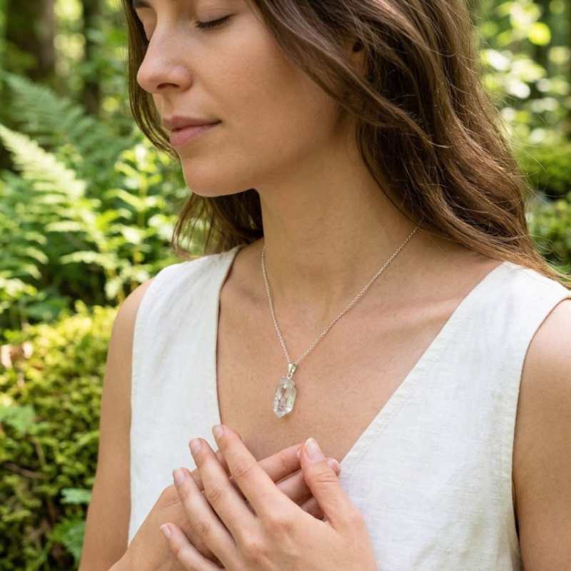 Bergkristall Schmuck – edles Edelstein Armband und Kugelarmband aus echtem Bergkristall