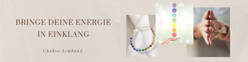 Chakra-Armband aus echten Edelsteinen für Balance, Energie und Harmonie der sieben Chakras