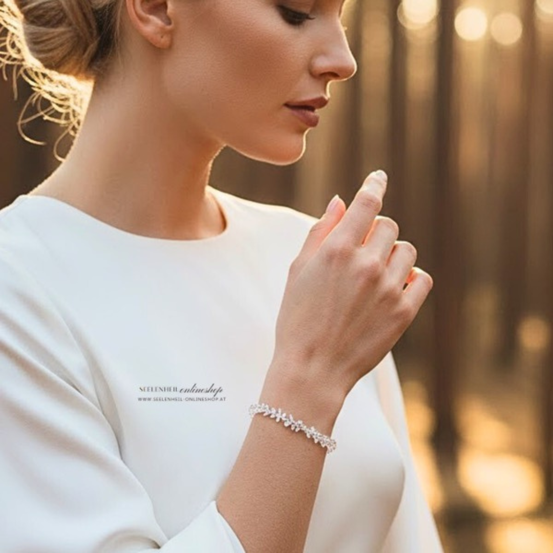 Bergkristall Splitterarmband kaufen – echtes Chip Armband aus Bergkristall und spirituellen Edelsteinschmuck online kaufen