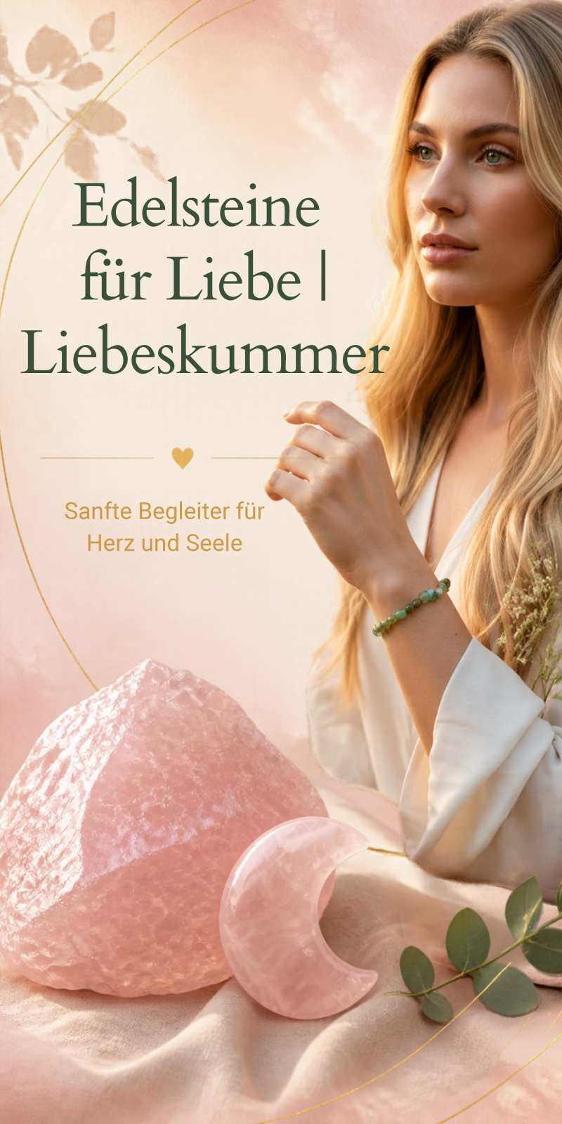 Chrysopras kaufen, Kunzit Armband und Mondsteinschmuck entdecken. Natürliche Edelsteine, Turmalin und spiritueller Edelsteinschmuck online bestellen bei Seelenheil Onlineshop Österreich.