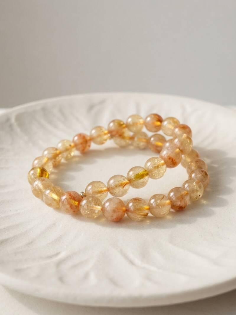 Citrin Kugelarmband online kaufen – hochwertiger Edelstein-Schmuck mit positiver Wirkung für Körper und Geist.