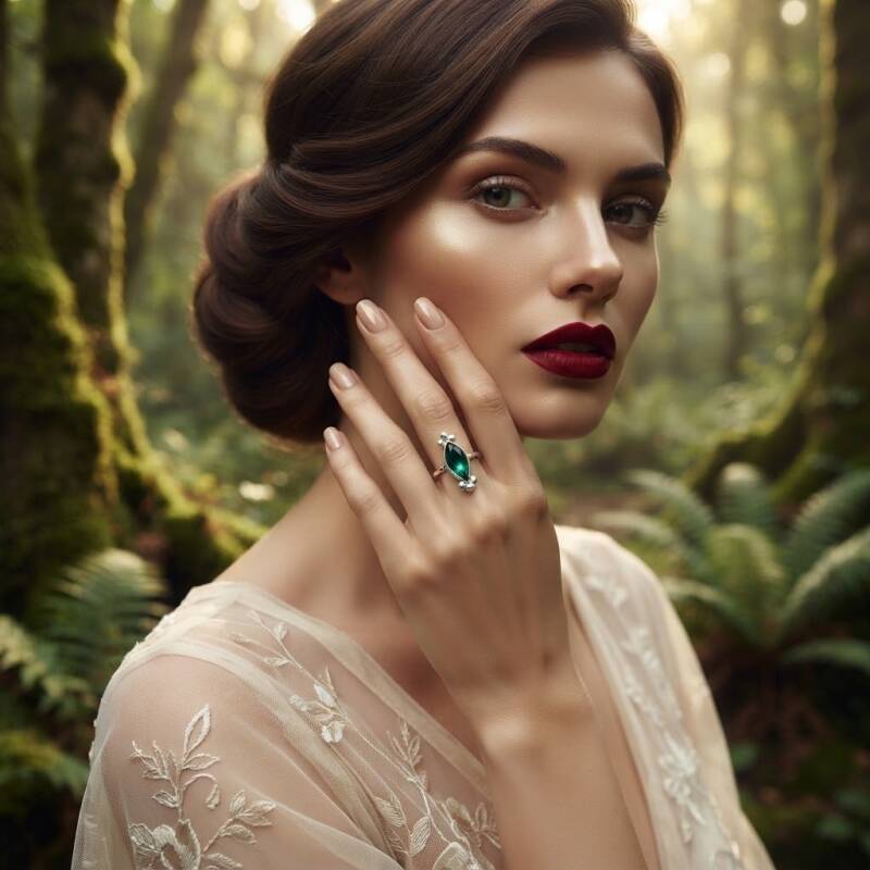 Wunderschöner Damen Schmuck Ring – robuster Edelstahl Ring mit funkelndem Zirkonia kaufen für stilvolles Auftreten im Seelenheil Onlineshop